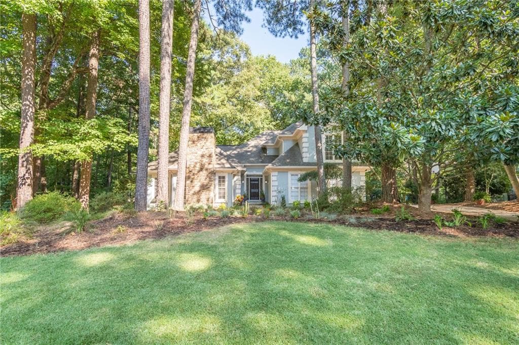5 bedroom, 5 bathroom, 4,462 sq ft single family residence sold at 3449 Lakewind Way, Alpharetta, GA 30005