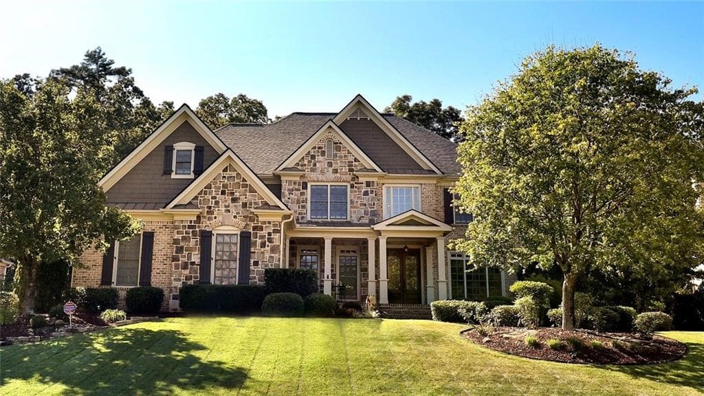 6 bedroom, 5 bathroom, 5,798 sq ft single family residence sold at 4849 Rushing Rock Way, Marietta, GA 30066