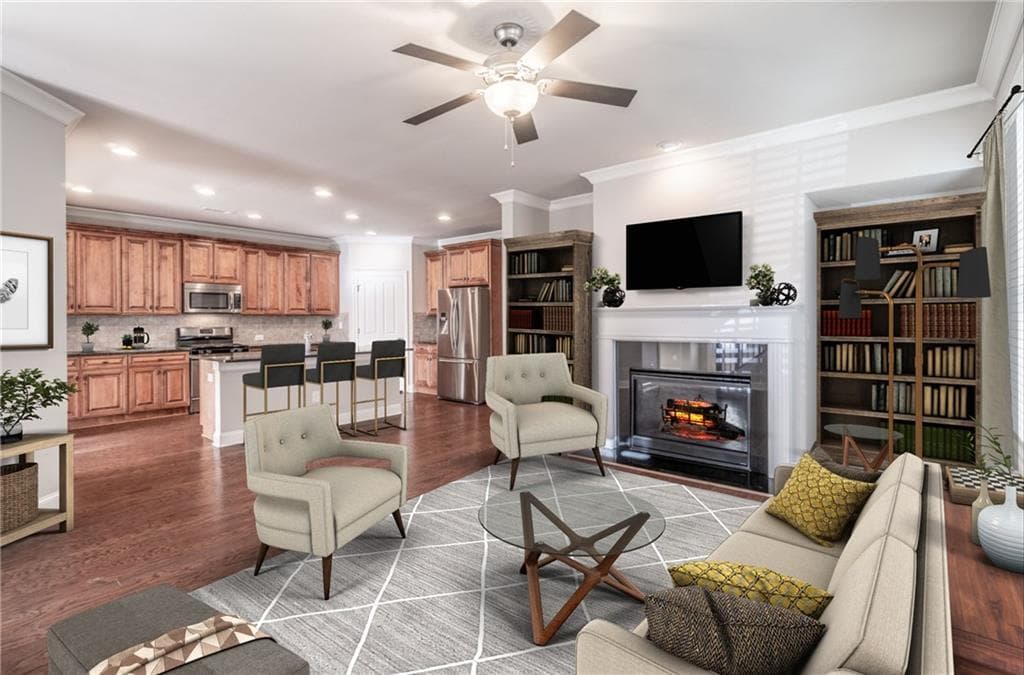 4 bedroom, 4 bathroom, 2,286 sq ft single family residence sold at 4321 Baverton Drive, Suwanee, GA 30024