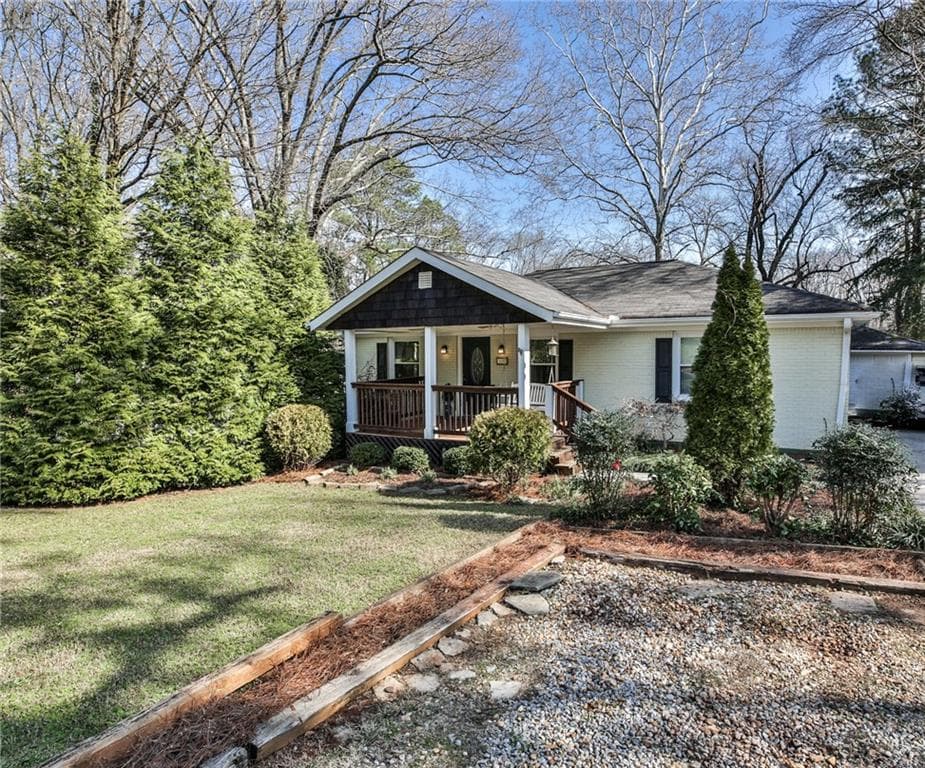 3 bedroom, 2 bathroom, 1,107 sq ft single family residence sold at 1292 Conway Road, Decatur, GA 30030