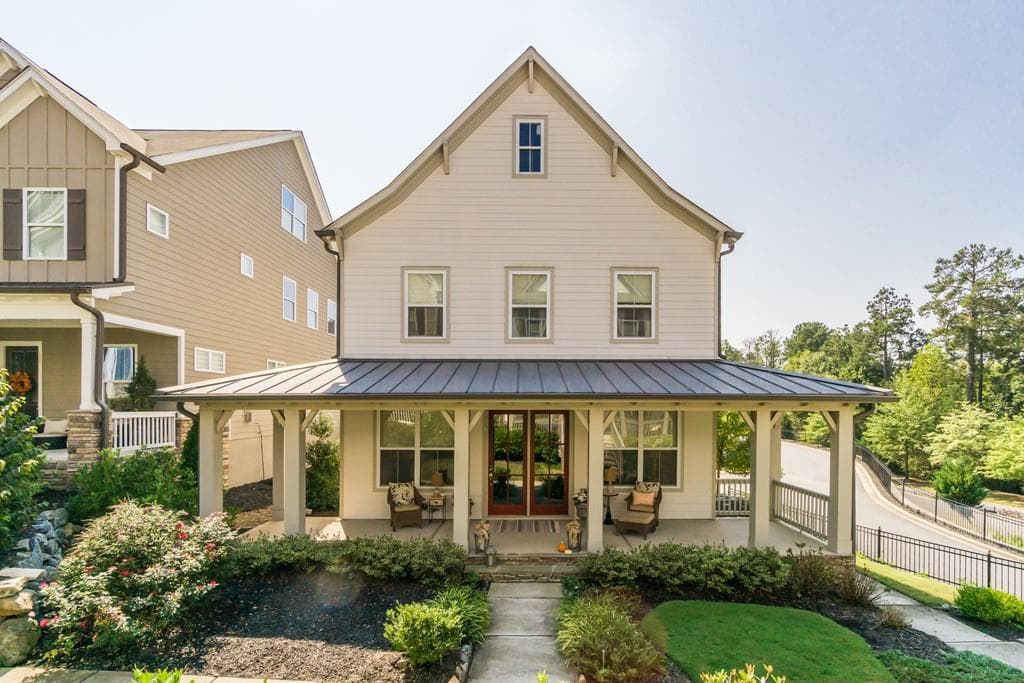 4 bedroom, 4 bathroom, 2,620 sq ft single family residence sold at 56 Lathhouse Lane, Marietta, GA 30066