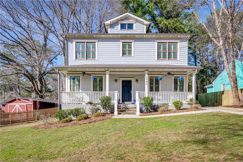 5 bedroom, 4 bathroom, 3,024 sq ft single family residence sold at 1403 Oldfield Road, Decatur, GA 30030