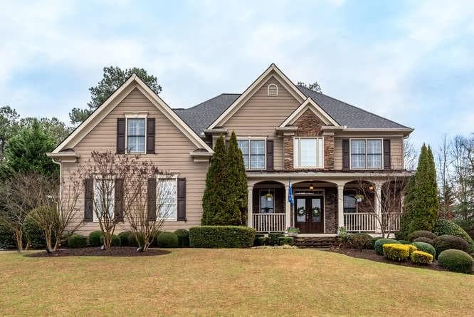 6 bedroom, 5 bathroom, 4,600 sq ft single family residence sold at 104 Gold Springs Court, Canton, GA 30114