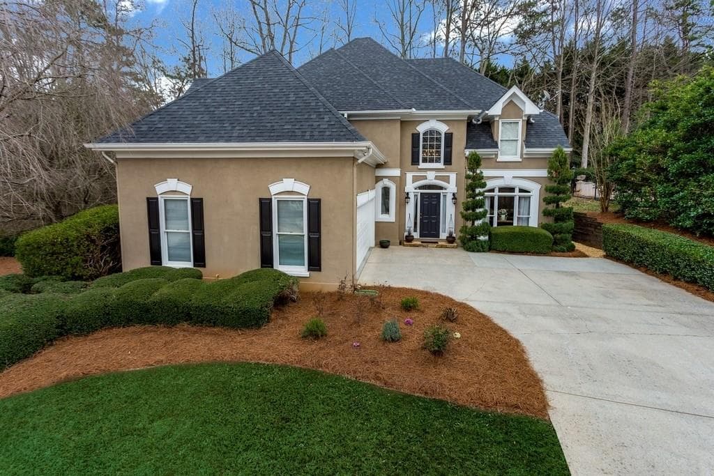 4 bedroom, 4 bathroom, 4,148 sq ft single family residence sold at 205 Antler Trail, Alpharetta, GA 30005