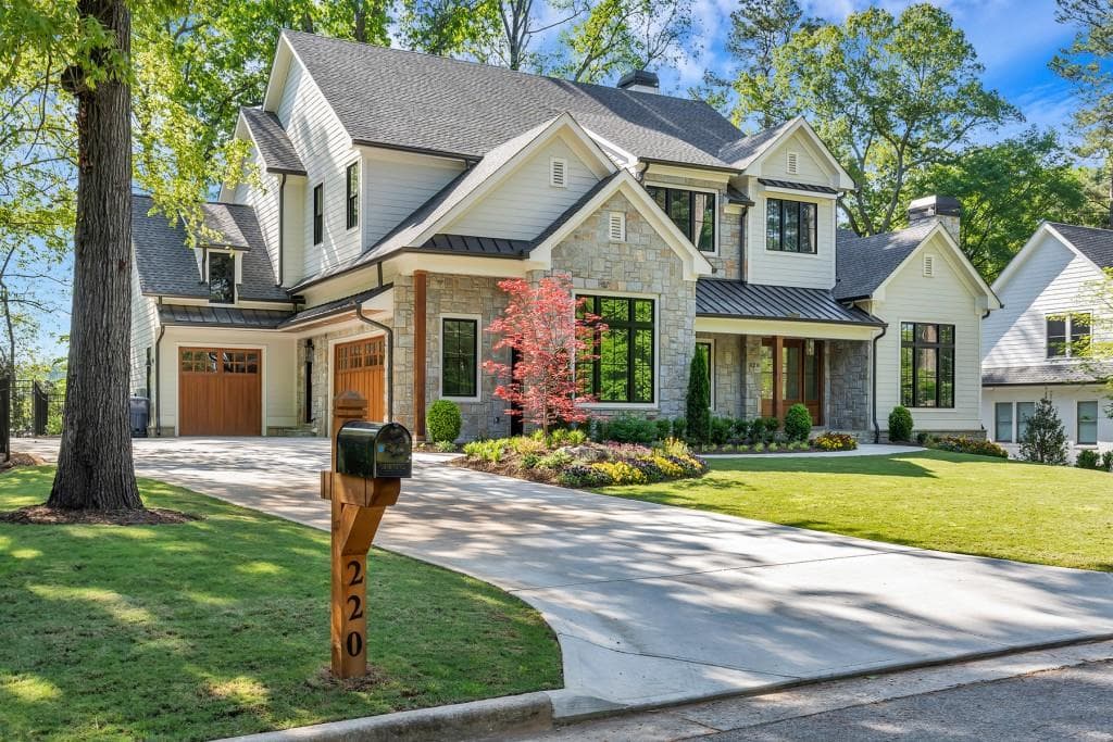 5 bedroom, 8 bathroom, 6,630 sq ft single family residence sold at 220a Lake Forrest Lane, Atlanta, GA 30342