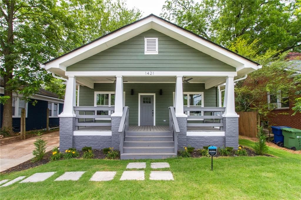 4 bedroom, 2 bathroom, 2,000 sq ft single family residence sold at 1421 Boulevard, Atlanta, GA 30315