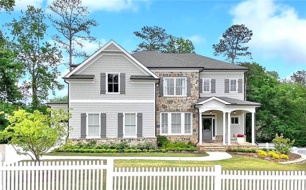 5 bedroom, 4 bathroom, 3,625 sq ft single family residence sold at 8994 Fouts Road, Roswell, GA 30076