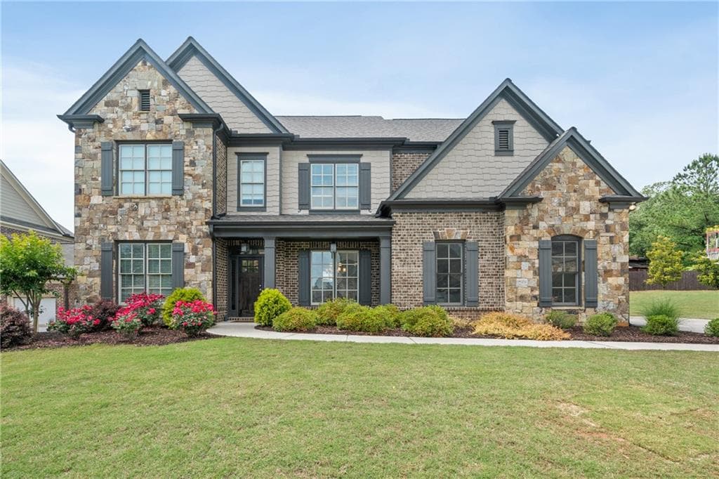 6 bedroom, 5 bathroom, 3,914 sq ft single family residence sold at 3244 Moss Glen Court, Buford, GA 30519