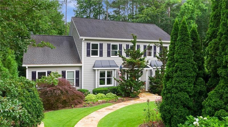5 bedroom, 4 bathroom, 4,243 sq ft single family residence sold at 2110 Meadowind Lane, Marietta, GA 30062