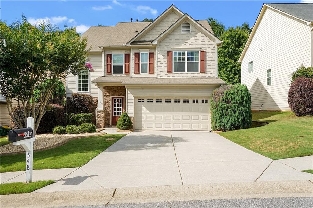 4 bedroom, 3 bathroom, 2,382 sq ft single family residence sold at 548 Crestmont Lane, Canton, GA 30114