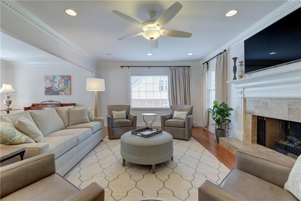 5 bedroom, 4 bathroom, 3,690 sq ft single family residence sold at 2074 Wyeth Walk, Marietta, GA 30062