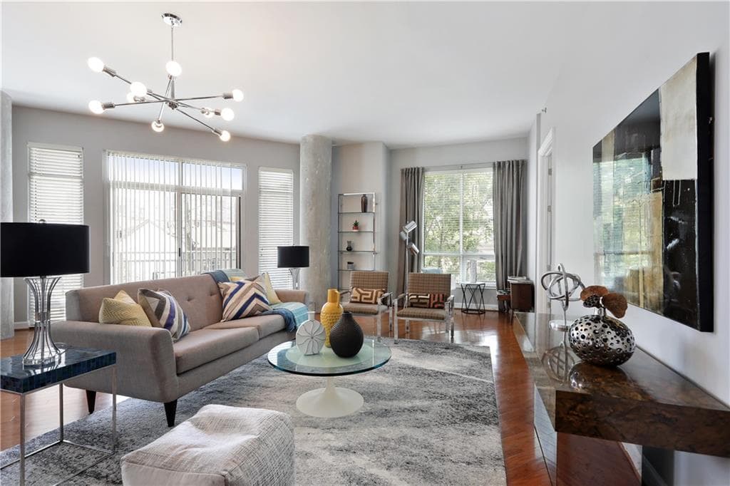 2 bedroom, 3 bathroom, 1,489 sq ft condominium sold at 711 Cosmopolitan Drive 307, Atlanta, GA 30324