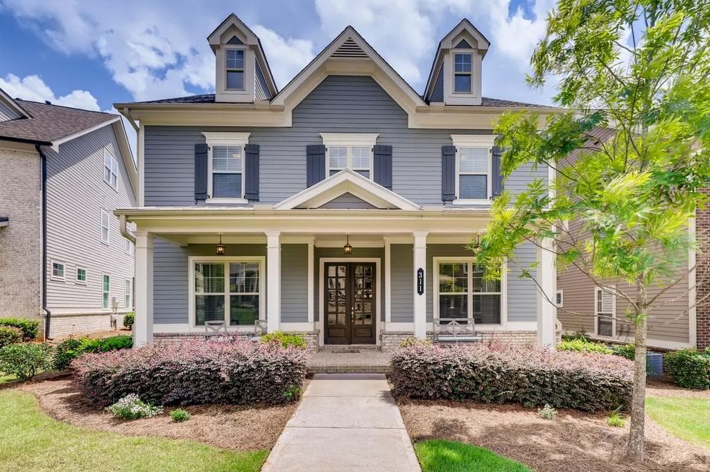 5 bedroom, 5 bathroom, 3,604 sq ft single family residence sold at 311 Wagon Way, Alpharetta, GA 30009