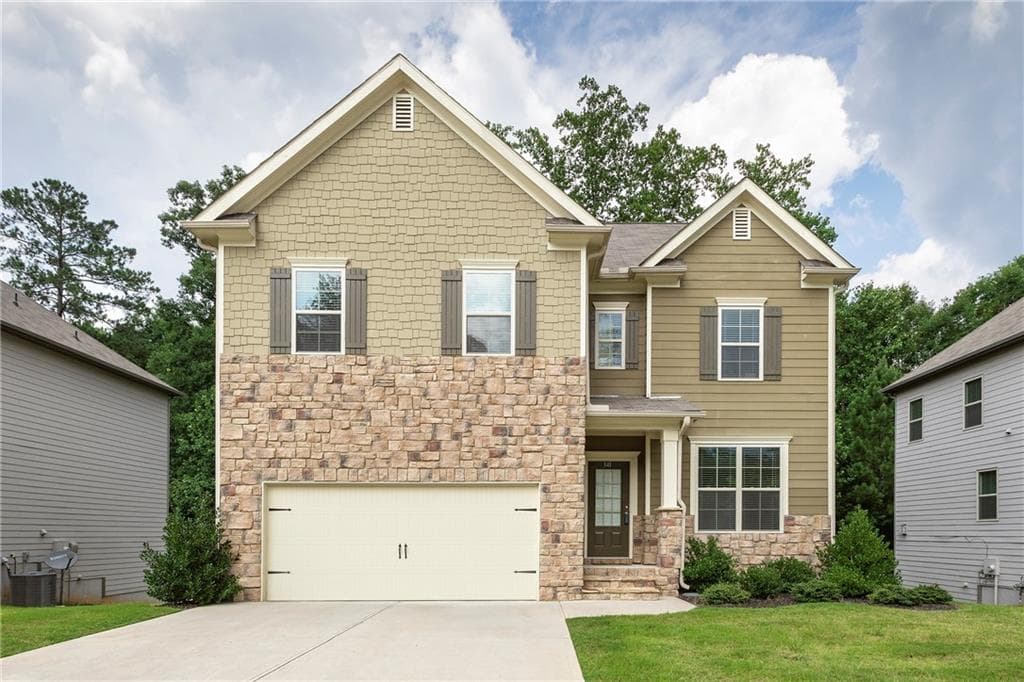 4 bedroom, 3 bathroom, 2,176 sq ft single family residence sold at 341 Silverwood Drive, Dallas, GA 30157
