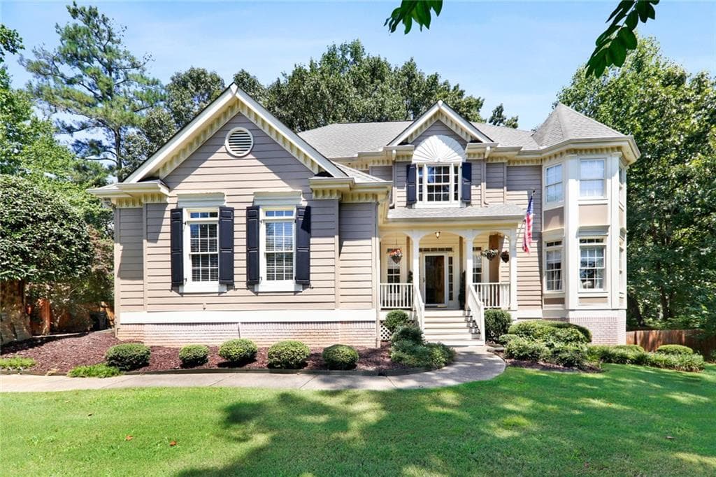 5 bedroom, 5 bathroom, 4,630 sq ft single family residence sold at 335 Oak Hill Lane, Canton, GA 30115