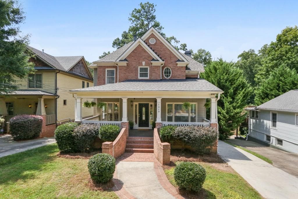 4 bedroom, 4 bathroom, 2,764 sq ft single family residence sold at 1219 Woodland Avenue, Atlanta, GA 30316