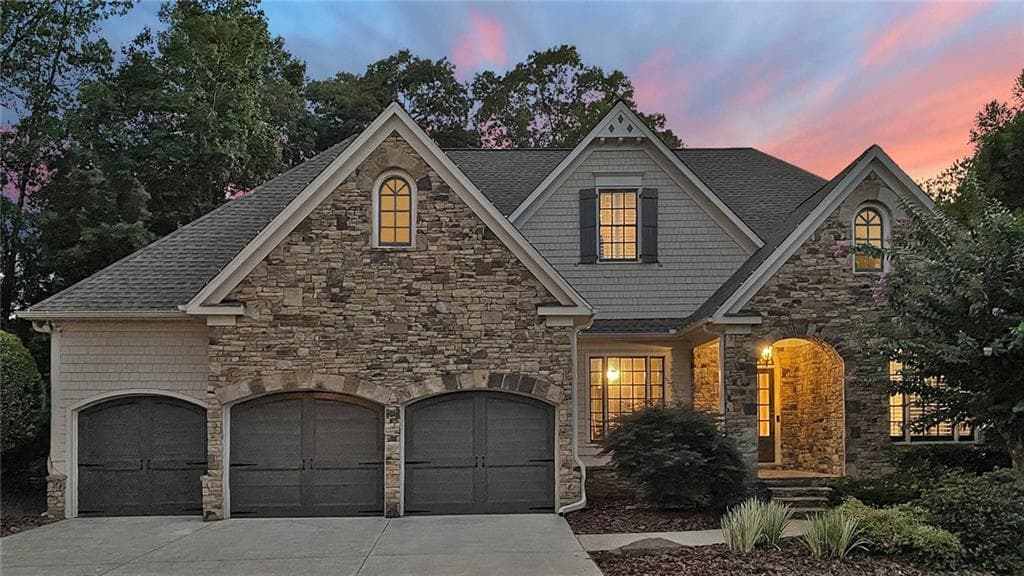 5 bedroom, 5 bathroom, 6,509 sq ft single family residence sold at 3020 Woodvale Court, Alpharetta, GA 30022