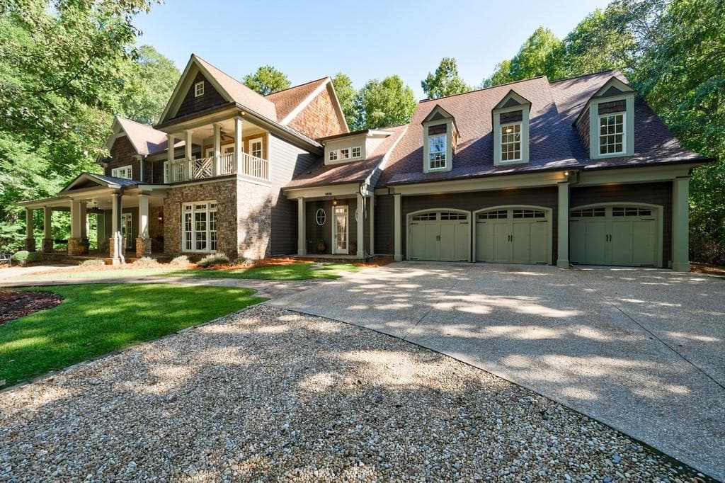 6 bedroom, 8 bathroom, 7,966 sq ft single family residence sold at 1410 Old Riverside Road, Roswell, GA 30076