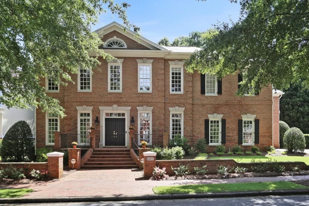 6 bedroom, 7 bathroom, 5,692 sq ft single family residence sold at 8640 Ellard Drive, Alpharetta, GA 30022