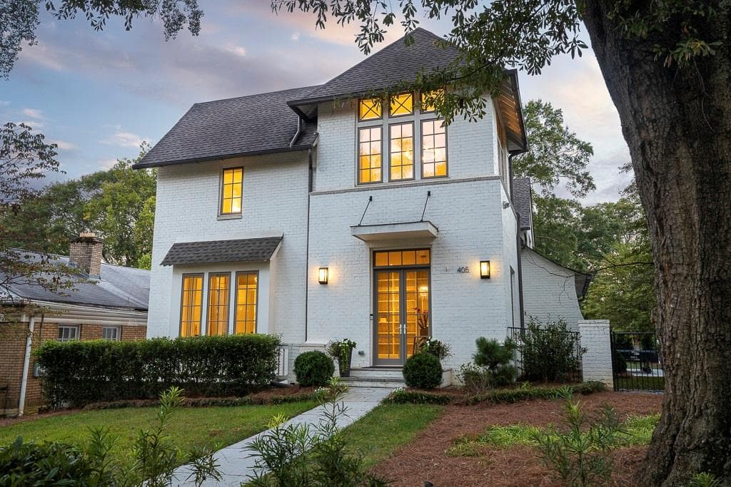 6 bedroom, 6 bathroom, 5,846 sq ft single family residence sold at 405 9th Street, Atlanta, GA 30309