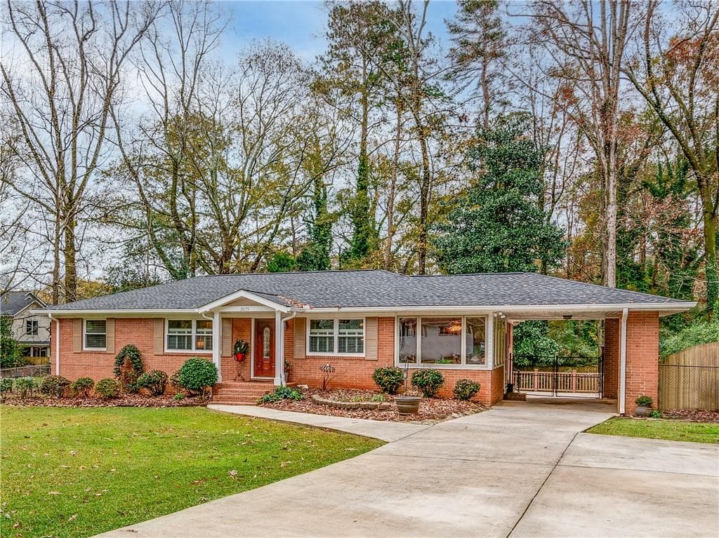 3 bedroom, 3 bathroom single family residence sold at 2675 E. Mckinnon Drive, Decatur, GA 30030
