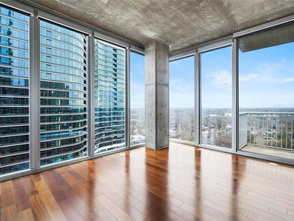 2 bedroom, 2 bathroom, 1,000 sq ft condominium sold at 855 Peachtree Street 1714, Atlanta, GA 30308