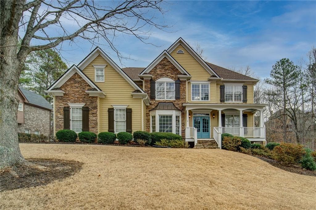 6 bedroom, 5 bathroom, 4,996 sq ft single family residence sold at 1348 Bridgemill Avenue, Canton, GA 30114