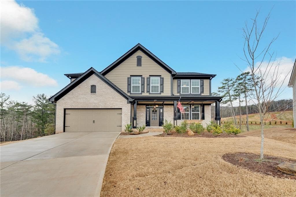 4 bedroom, 3 bathroom, 2,982 sq ft single family residence sold at 401 Morning Mist Trail, Canton, GA 30114