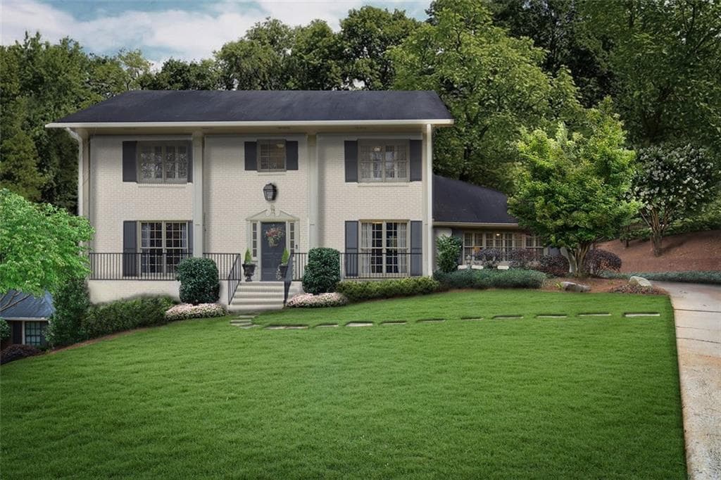 5 bedroom, 4 bathroom, 4,600 sq ft single family residence sold at 4628 Tall Pines Drive, Atlanta, GA 30327
