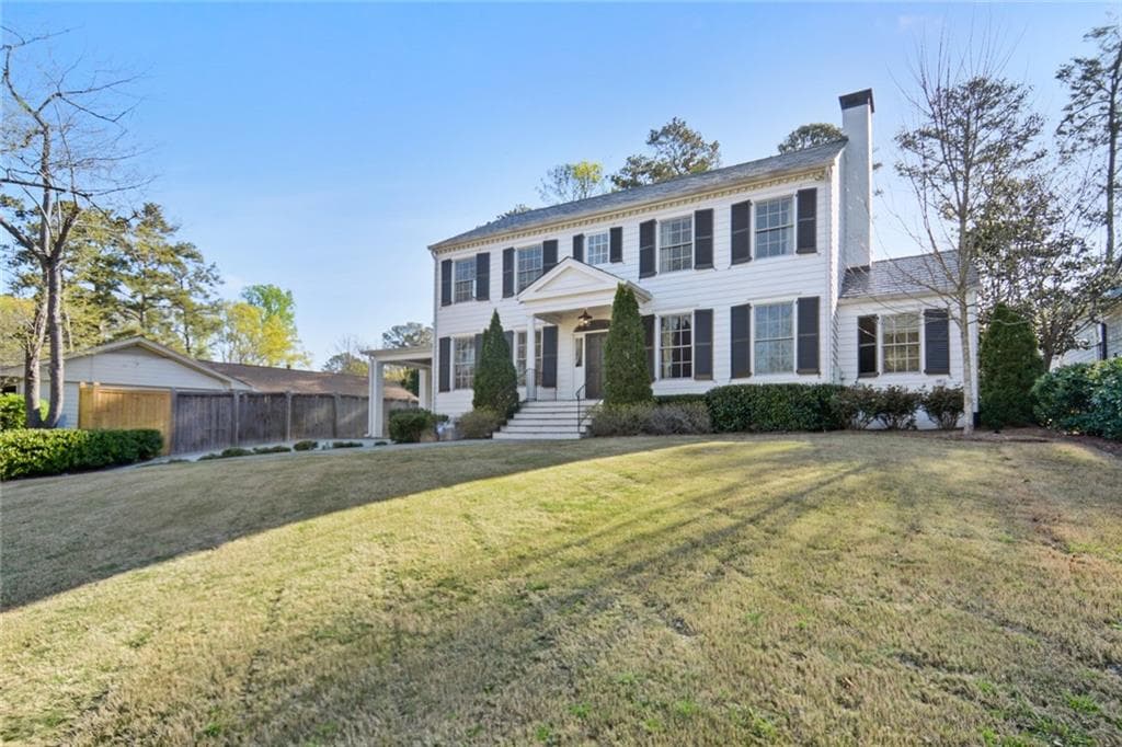 6 bedroom, 6 bathroom, 5,200 sq ft single family residence sold at 3799 N Stratford Road, Atlanta, GA 30342