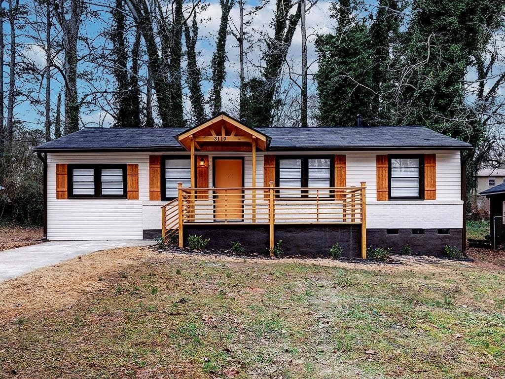4 bedroom, 2 bathroom single family residence sold at 3119 Lone Oak Avenue, Atlanta, GA 30354