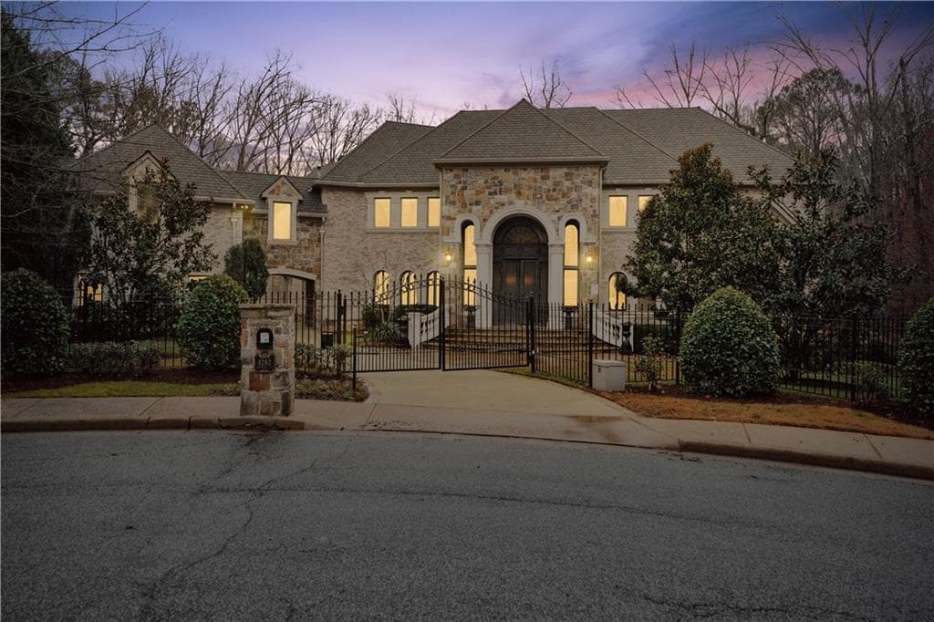 7 bedroom, 9 bathroom, 14,000 sq ft single family residence sold at 4262 Regency Court, Atlanta, GA 30327