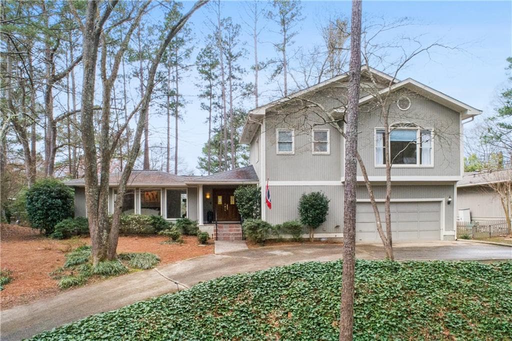 5 bedroom, 5 bathroom, 4,884 sq ft single family residence sold at 1240 Old Woodbine Road, Sandy Springs, GA 30319