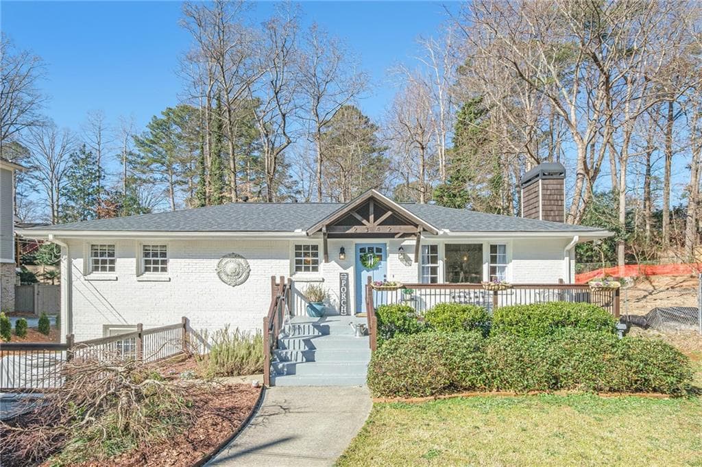 4 bedroom, 3 bathroom, 2,132 sq ft single family residence sold at 2342 Drew Valley Road, Brookhaven, GA 30319