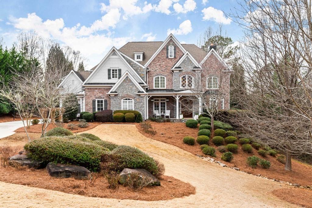 6 bedroom, 6 bathroom, 7,522 sq ft single family residence sold at 2735 Manor Bridge Drive, Milton, GA 30004