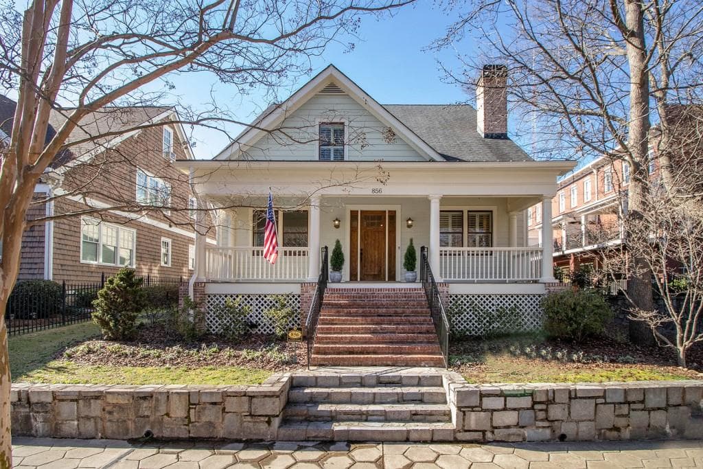4 bedroom, 6 bathroom, 3,810 sq ft single family residence sold at 856 Lake Avenue, Atlanta, GA 30307