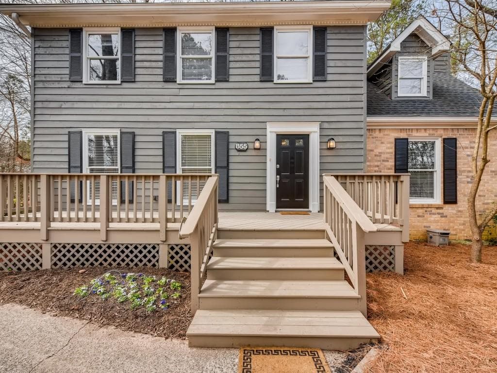 4 bedroom, 3 bathroom, 2,405 sq ft single family residence sold at 855 Greenvine Trace, Roswell, GA 30076