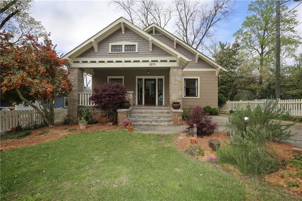 5 bedroom, 3 bathroom, 2,444 sq ft single family residence sold at 1079 Woodland Avenue, Atlanta, GA 30316