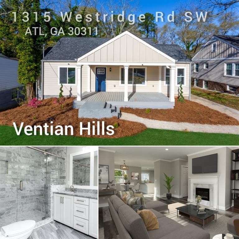 4 bedroom, 3 bathroom, 2,441 sq ft single family residence sold at 1315 Westridge Road, Atlanta, GA 30311