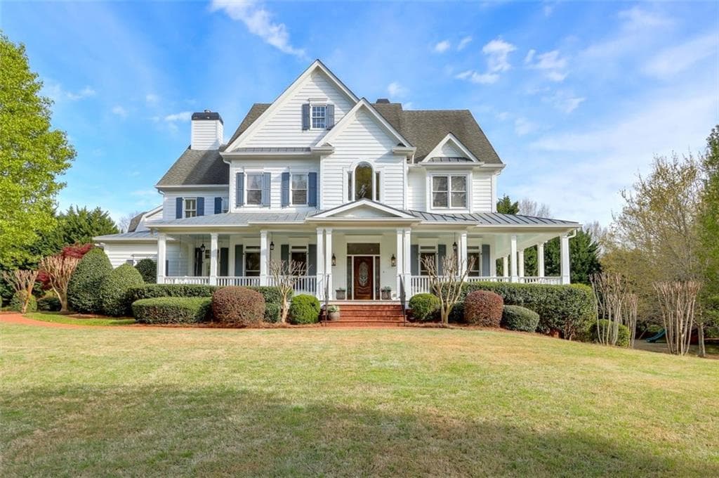 5 bedroom, 7 bathroom, 6,533 sq ft single family residence sold at 320 White Columns Court, Milton, GA 30004