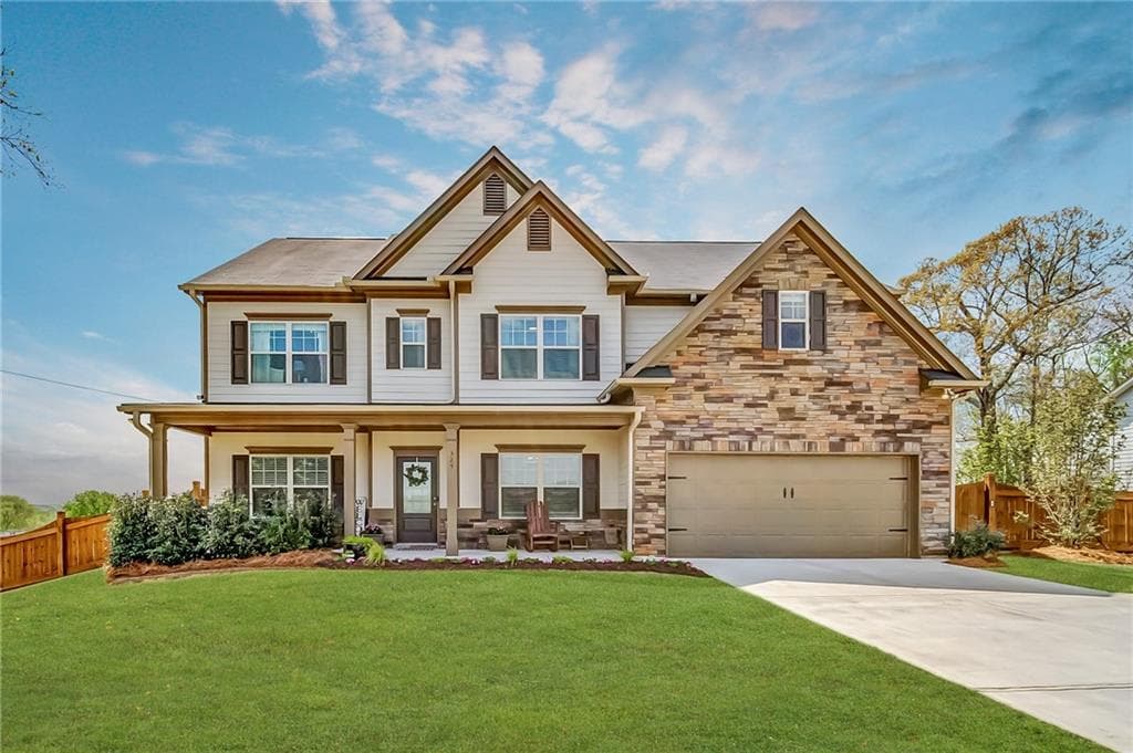 5 bedroom, 4 bathroom, 3,261 sq ft single family residence sold at 325 Darnell Road, Canton, GA 30115