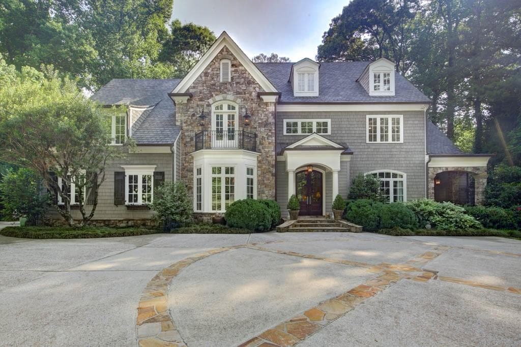 5 bedroom, 8 bathroom, 6,746 sq ft single family residence sold at 1475 W Wesley Road, Atlanta, GA 30327