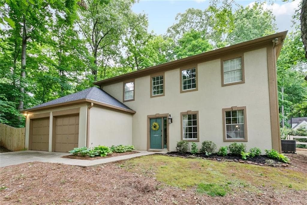 4 bedroom, 3 bathroom, 2,136 sq ft single family residence sold at 12095 Wallace Woods Lane, Alpharetta, GA 30004