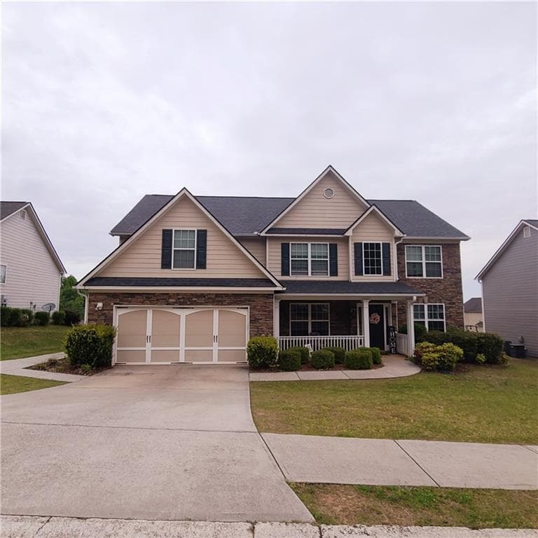 5 bedroom, 3 bathroom, 2,956 sq ft single family residence sold at 748 Sandstone Trail, Jefferson, GA 30549