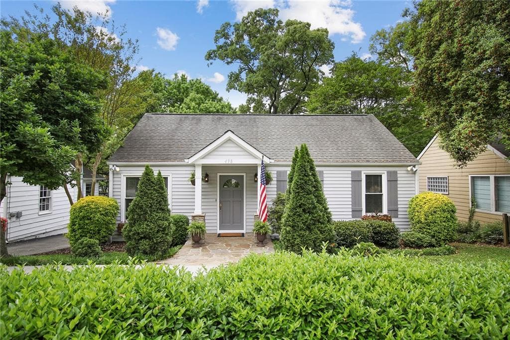 2 bedroom, 2 bathroom, 1,404 sq ft single family residence sold at 498 Deering Road, Atlanta, GA 30309