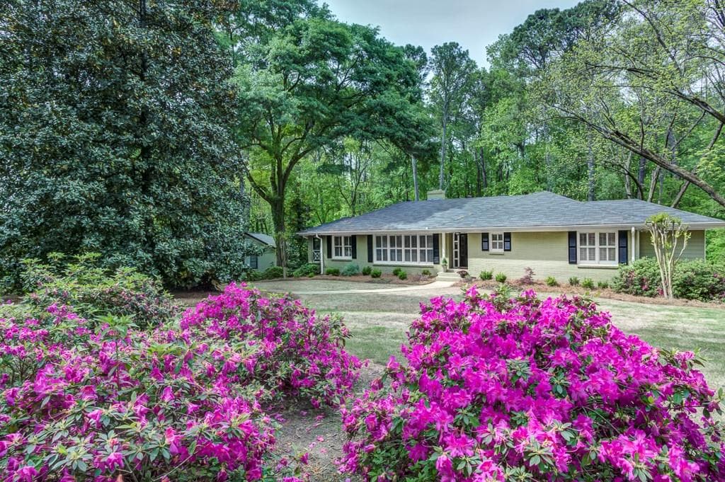4 bedroom, 3 bathroom single family residence sold at 1243 Moores Mill Road, Atlanta, GA 30327