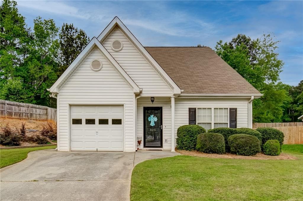 3 bedroom, 3 bathroom, 1,466 sq ft single family residence sold at 325 Apache Drive, Canton, GA 30115
