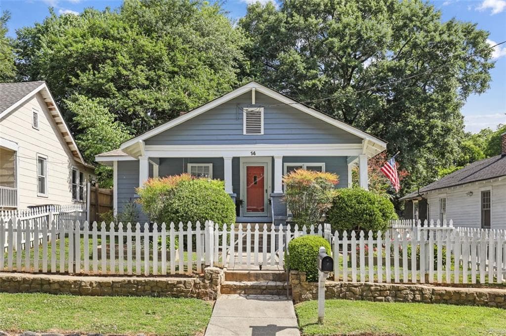 3 bedroom, 2 bathroom, 1,528 sq ft single family residence sold at 14 Berkeley Avenue, Atlanta, GA 30318