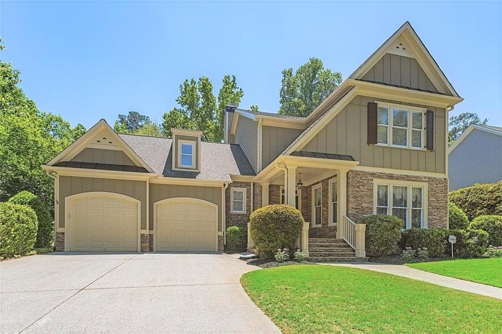 6 bedroom, 6 bathroom, 6,435 sq ft single family residence sold at 4967 Dovecote Trail, Suwanee, GA 30024