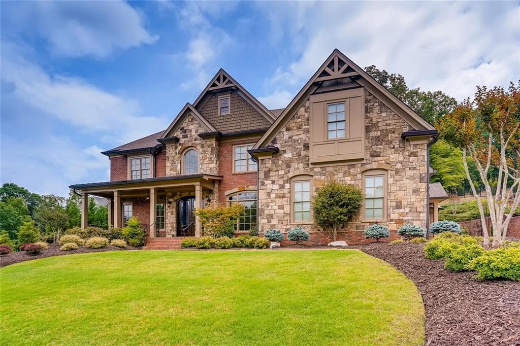 5 bedroom, 6 bathroom, 5,859 sq ft single family residence sold at 13091 Overlook Pass, Roswell, GA 30075
